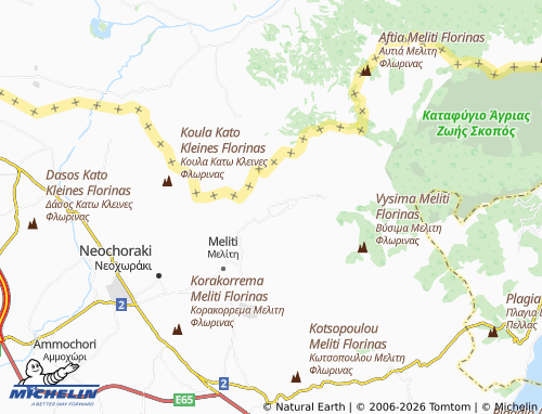 Carte MICHELIN Achlada - ViaMichelin