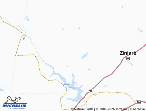 Mappa MICHELIN Kounyenga - ViaMichelin