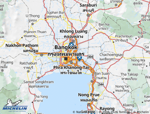 Mapa MICHELIN Bueng Kum - ViaMichelin