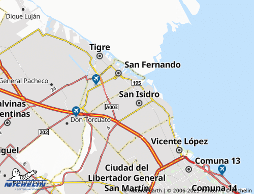 MICHELIN Béccar map - ViaMichelin