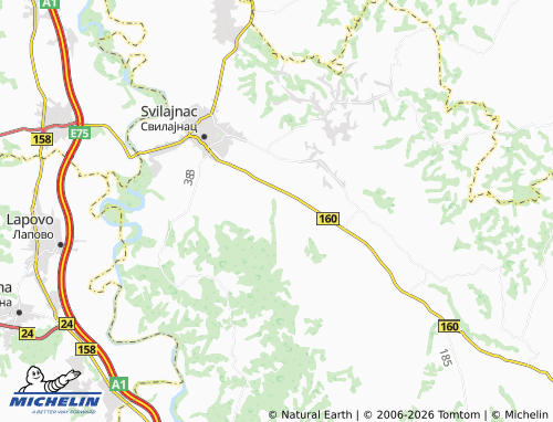 Mapa MICHELIN Grabovac - ViaMichelin