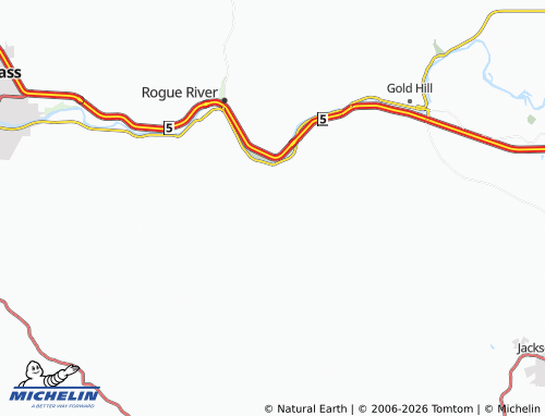 Mappa MICHELIN Foots Creek - ViaMichelin