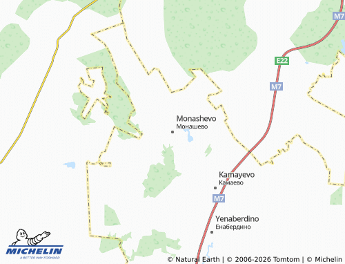 MICHELIN-Landkarte Monashevo - ViaMichelin