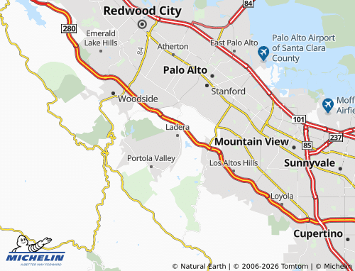 Mappa MICHELIN Ladera - ViaMichelin