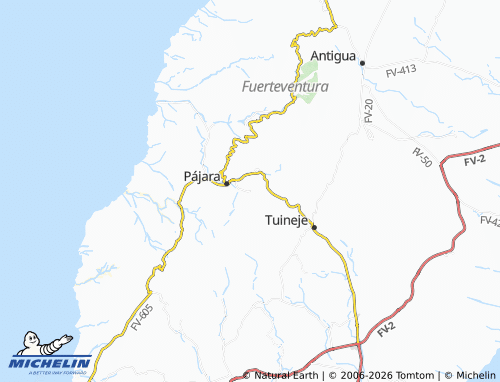 MICHELIN Básgeda map - ViaMichelin