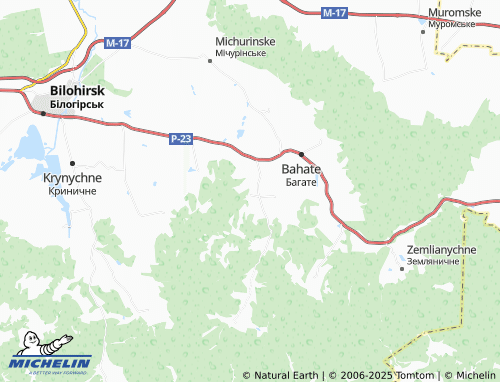 MICHELIN Cheremysivka map - ViaMichelin