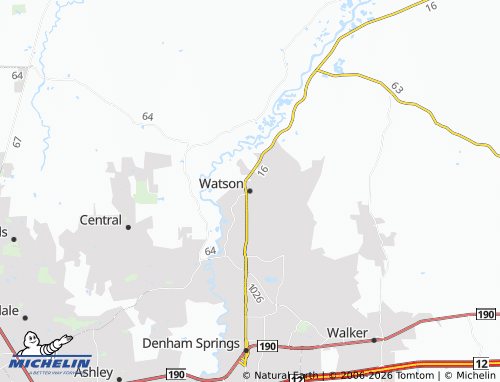 Mapa MICHELIN Watson - ViaMichelin