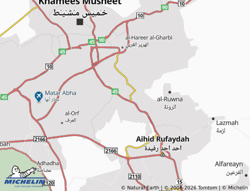 MICHELIN-Landkarte al-Hareer al-Sharqi - ViaMichelin
