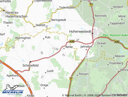 MICHELIN Reher map - ViaMichelin