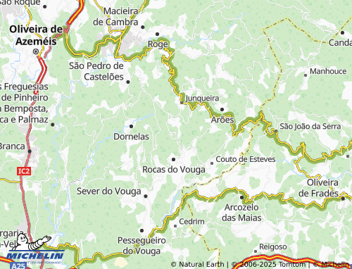 Mapa MICHELIN Carvalhal - ViaMichelin