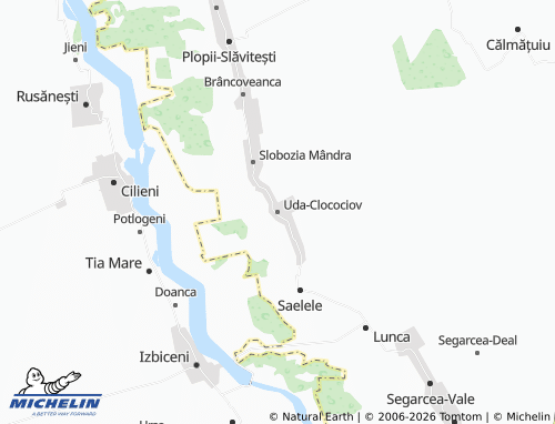 Mappa MICHELIN Uda-Clocociov - ViaMichelin