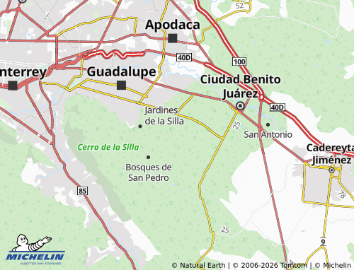 Mappa MICHELIN Villas de San Francisco - ViaMichelin