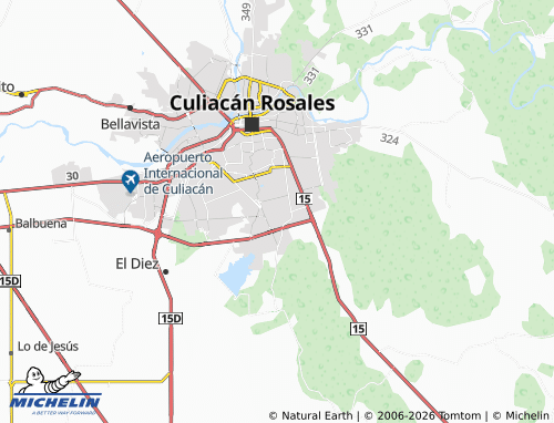 Mapa MICHELIN 8 de Febrero - ViaMichelin