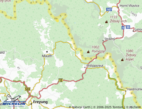 MICHELIN-Landkarte Alpe - ViaMichelin