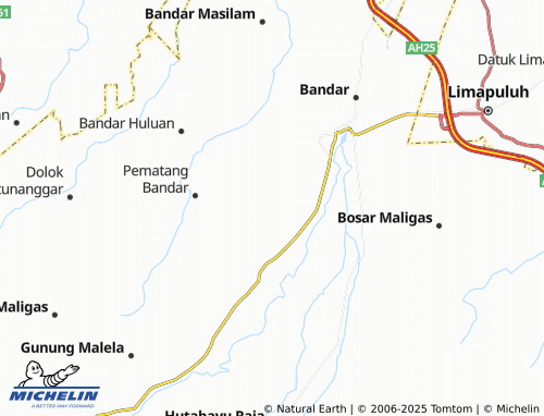 MICHELIN Mariah Bandar map - ViaMichelin