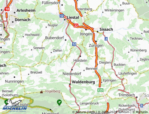 MICHELIN-Landkarte Lampenberg - ViaMichelin