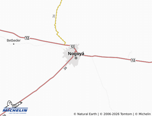 Mappa MICHELIN Nogoyá - ViaMichelin