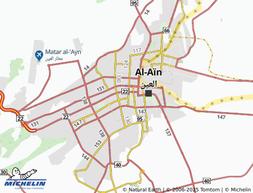 MICHELIN Teebi map - ViaMichelin
