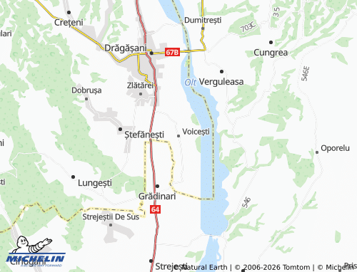 Mappa MICHELIN Voicești - ViaMichelin