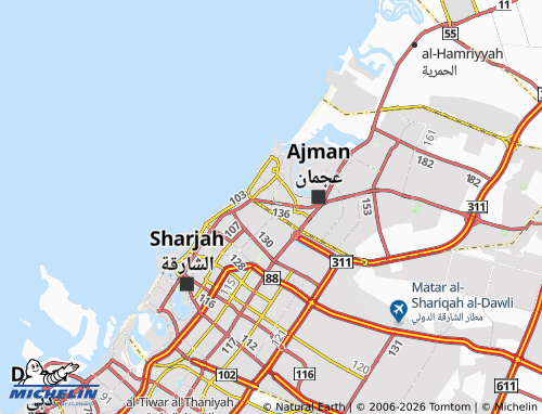 MICHELIN Nuaimeya 3 map - ViaMichelin