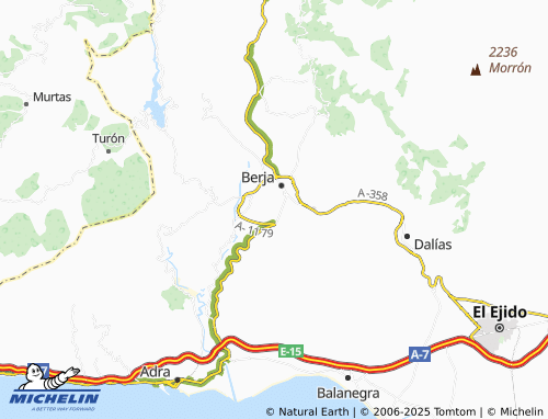 Kaart MICHELIN Benejí - ViaMichelin