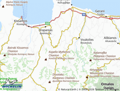 Carte MICHELIN Panethimos - ViaMichelin