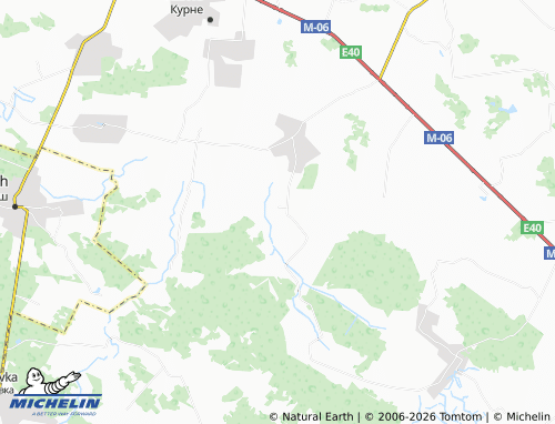 MICHELIN Pidlisne map - ViaMichelin