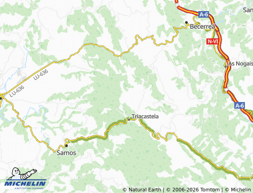 Mapa MICHELIN Monte - ViaMichelin