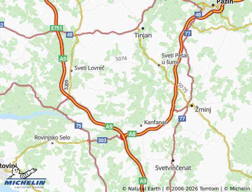 MICHELIN-Landkarte Barat - ViaMichelin