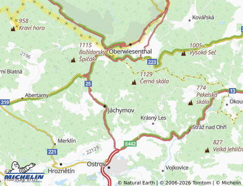 Kaart MICHELIN Suchá - ViaMichelin