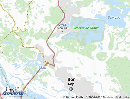 MICHELIN-Landkarte Priroda - ViaMichelin