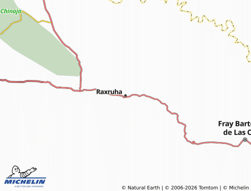 MICHELIN Raxruha map - ViaMichelin