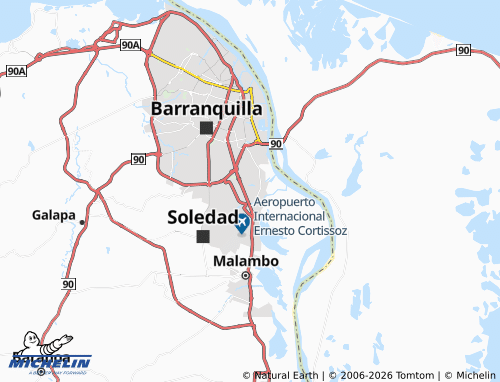 MICHELIN La María map - ViaMichelin