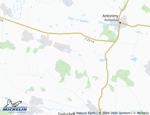 Carte MICHELIN Novi Tereshky - ViaMichelin
