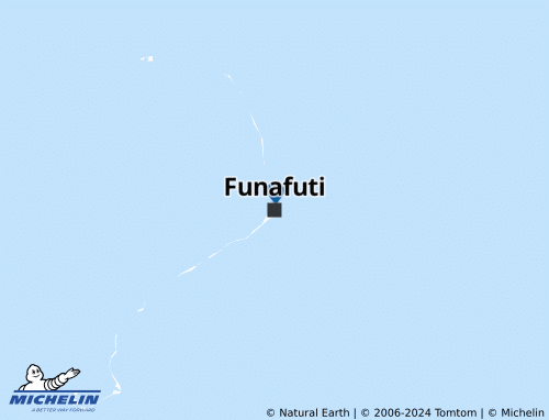 MICHELIN Funafuti map - ViaMichelin