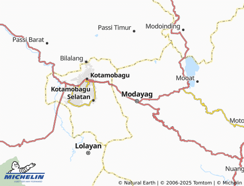 Carte MICHELIN Modayag Barat - ViaMichelin