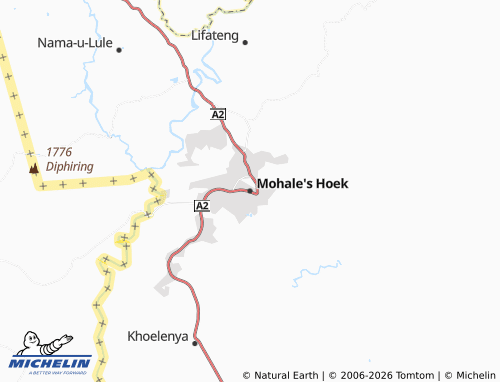 MICHELIN-Landkarte Mohale's Hoek - ViaMichelin