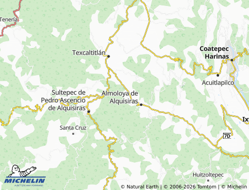 Mappa MICHELIN Ahuacatitlán - ViaMichelin