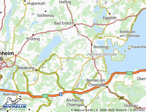 MICHELIN Haimling map - ViaMichelin