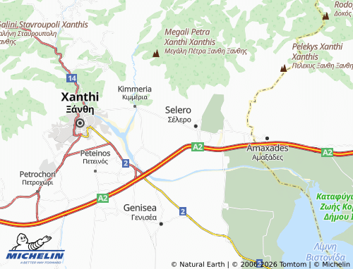 Carte MICHELIN Akarpo - ViaMichelin