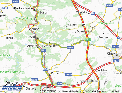 Mapa MICHELIN Purnode - ViaMichelin