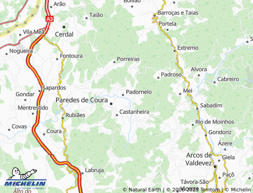 MICHELIN Valinhas map - ViaMichelin