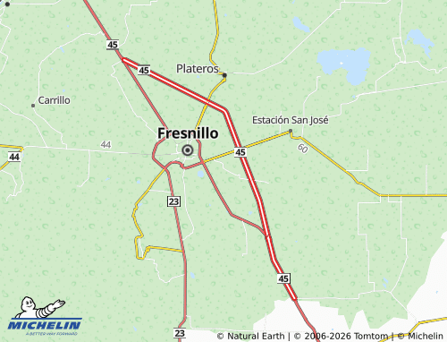 Mapa MICHELIN San Carlos - ViaMichelin