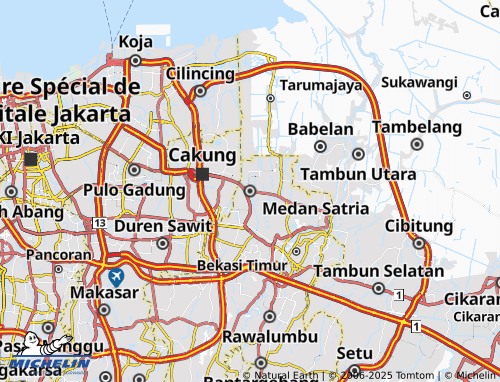 Carte MICHELIN Medan Satria - ViaMichelin