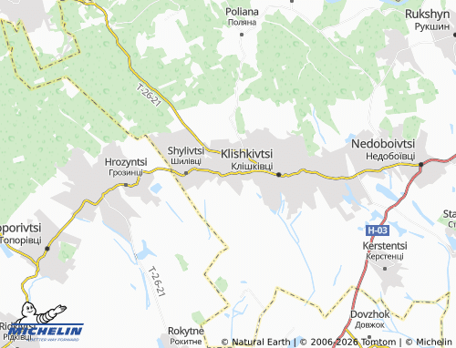 Mappa MICHELIN Malyntsi - ViaMichelin