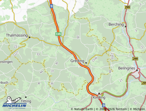 MICHELIN Hausen map - ViaMichelin