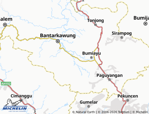 MICHELIN Kalilangkap map - ViaMichelin