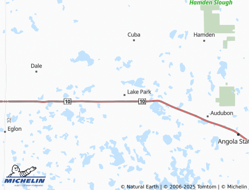 MICHELIN Lake Park map - ViaMichelin