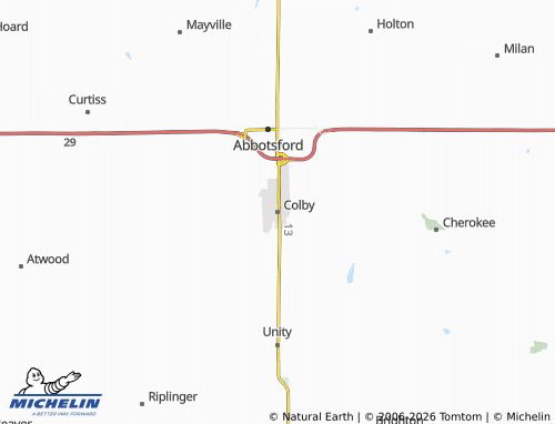 Carte MICHELIN Colby - ViaMichelin