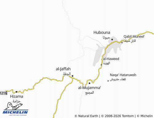 MICHELIN-Landkarte al-Fayd - ViaMichelin
